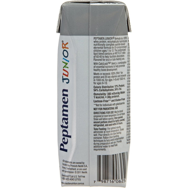 Peptamen Junior 1.0 Cal, Vanilla, CS/24