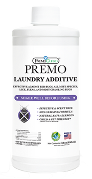Bed Bug & Mite Laundry Additive 32 oz | Non-Toxic Treatment | Premo Guard