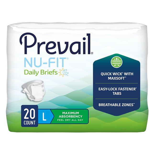 Prevail Nu-Fit Adult Briefs
