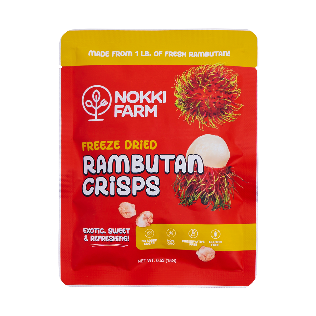Freeze-Dried Rambutan Crisps