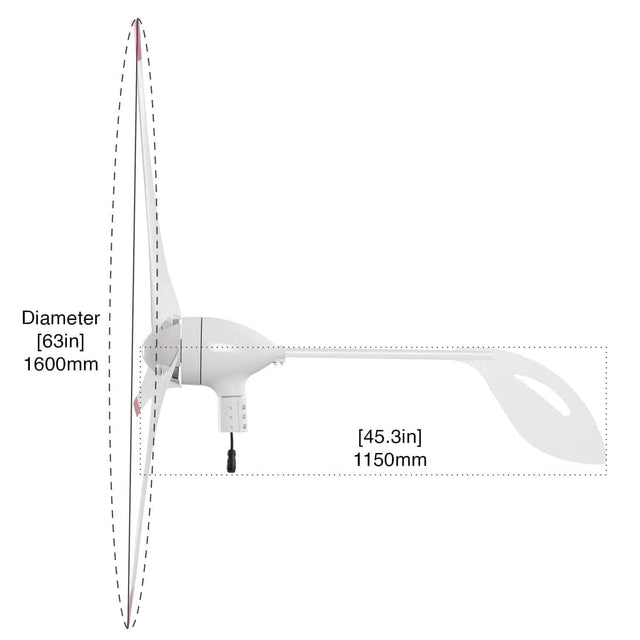 Refurbished - Nature's Generator Powerhouse Wind Turbine