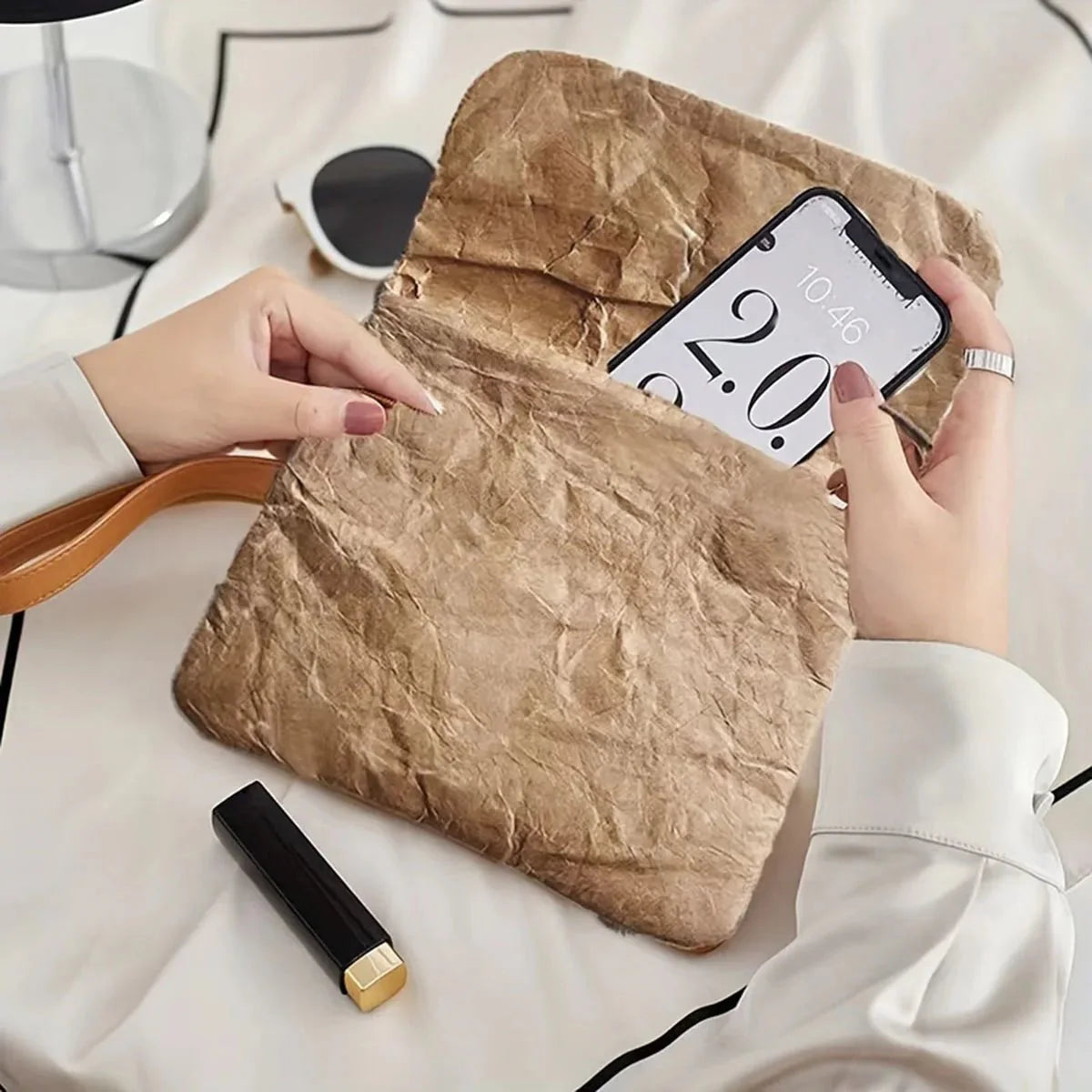 Retro-style soft paper folder