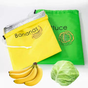 "Reusable Drawstring Produce Bags - Eco-Friendly Freshs Food Storage
