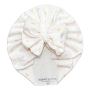 Calliope | Dainty Pink Floral  | Pointelle Headwrap
