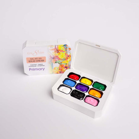 Nail Art Gel Cream - 6 colors Pallette- Ombre Solid Cream