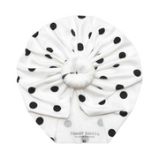 Darling| Black & White Polka | Classic Headwrap