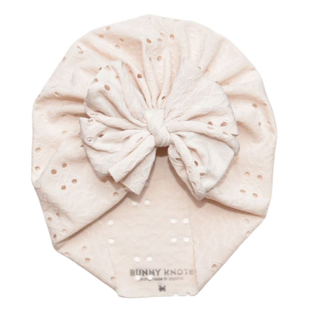 Biscuit | Gentle Cream | Eyelet Headwrap