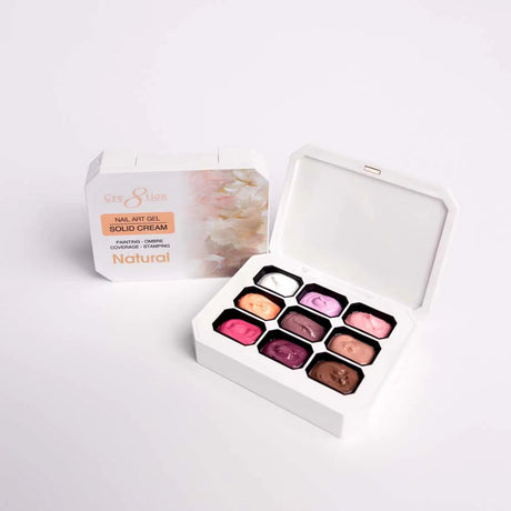 Nail Art Gel Cream - 6 colors Pallette- Ombre Solid Cream