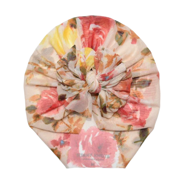 Bekah | Floral Pop | Boho Mesh Headwrap