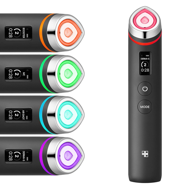 Age-R Booster Pro | 6-In-1 LED Glow Device for Radiance, Pores & Elasticity