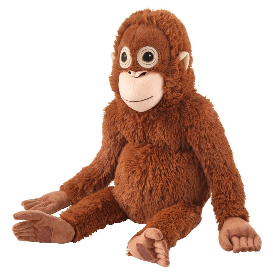 Punch the Monkey's Comfort Orangutan - Brand New! IKEA DJUNGELSKOG 26"