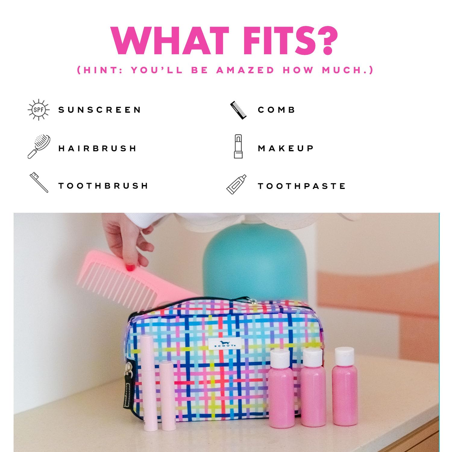 SCOUT 3-Way Toiletry Bag