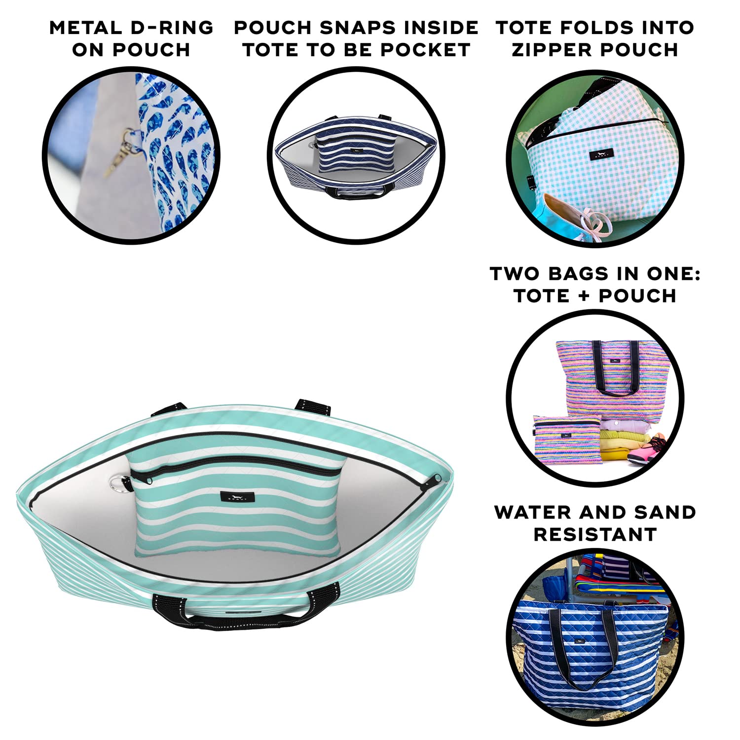 SCOUT Plus 1 Foldable Travel Bag, 2 Bags in 1,