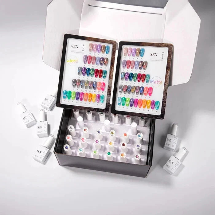 SEN PURE Cat Eye 36 Gel Collection (Free Top-Base-Matte-Magnets)