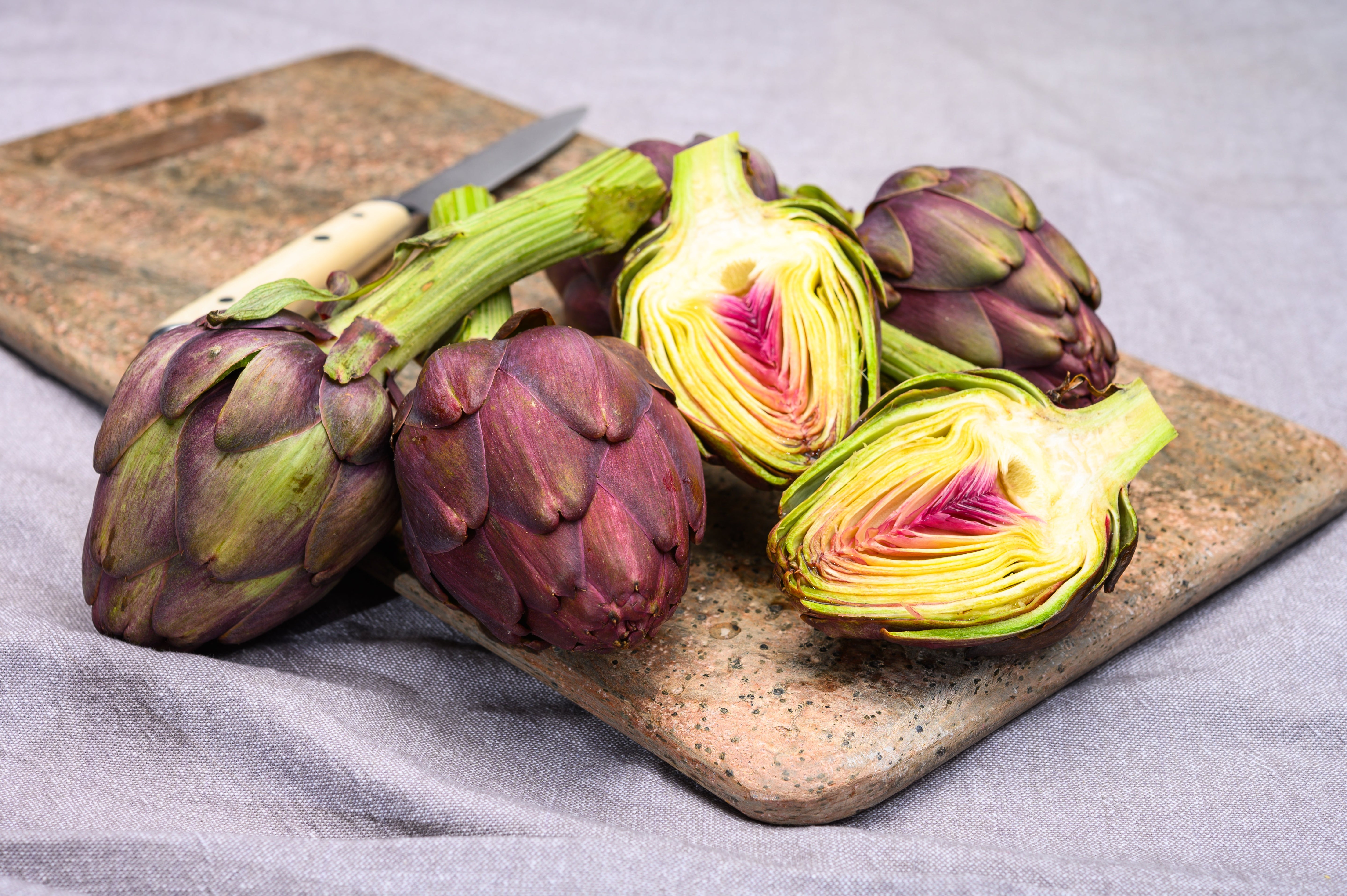 50 PURPLE ROMAGNA ARTICHOKE Italian Cynara Scolymus Flower Vegetable Seeds