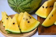 50 Yellow Flesh YELLOW CRIMSON WATERMELON Melon Fruit Vine Seeds