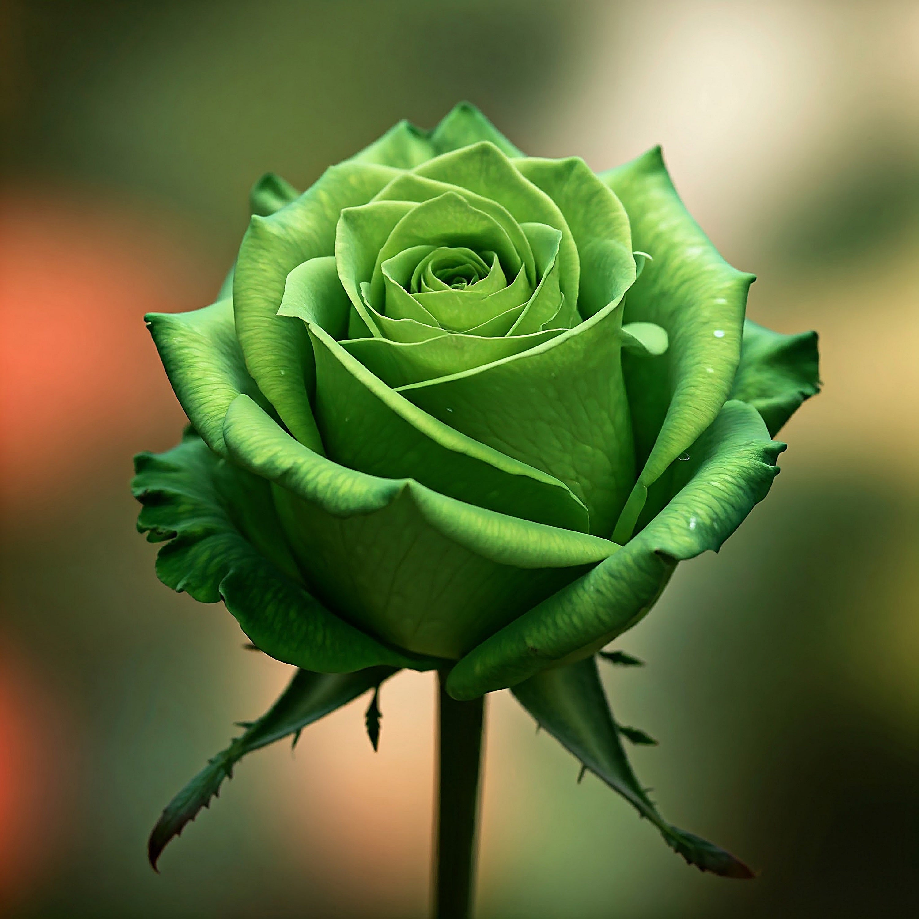 5 GREEN ROSE Rosa Bush Shrub Perennial Flower Seeds