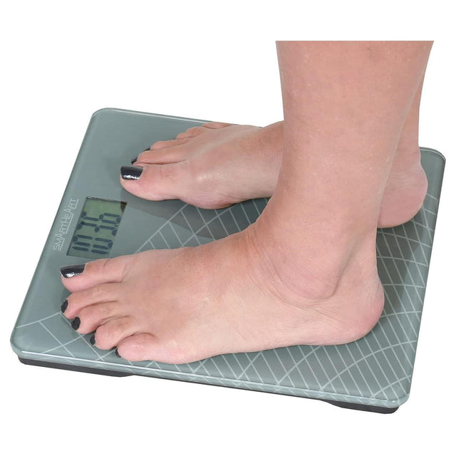 SmartHeart Digital Talking Scale, 438 lbs, Gray