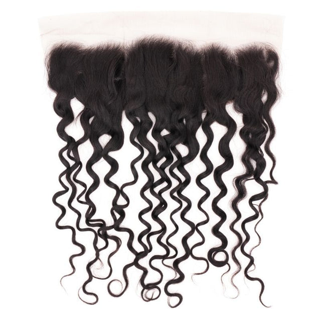 Spanish Wave 13x4 Transparent Lace Human Hair Frontal