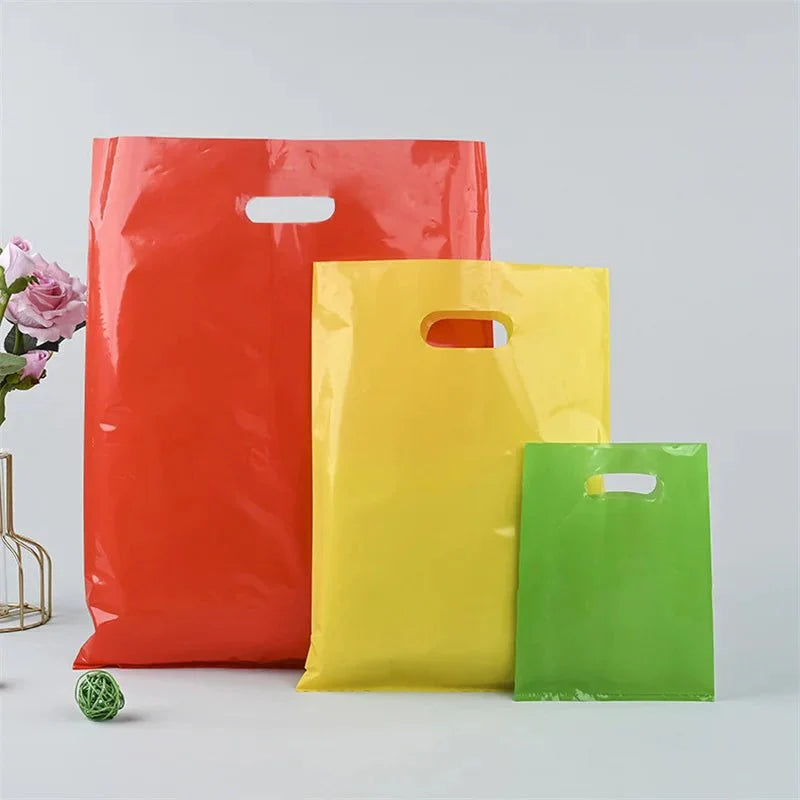 StoBag Colorful Poly Plastic Shopping Bags
