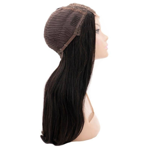 Straight 4x4 Transparent Lace 100% Human Hair Closure Wig