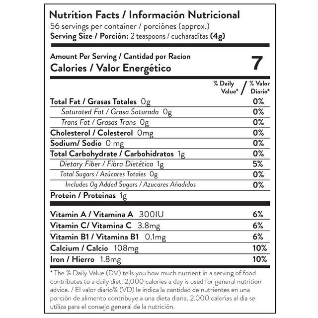 100% Organic Moringa Canister