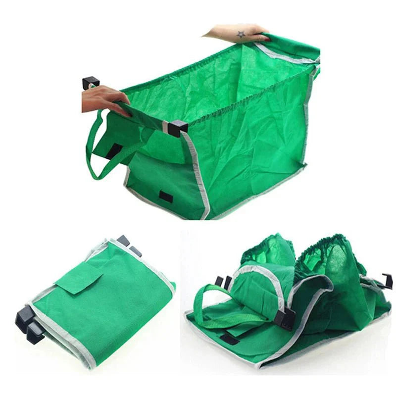 Supermarket Shopping Handbag Foldable Cart Bag 1PC