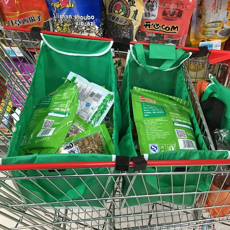 Supermarket Shopping Handbag Foldable Cart Bag 1PC