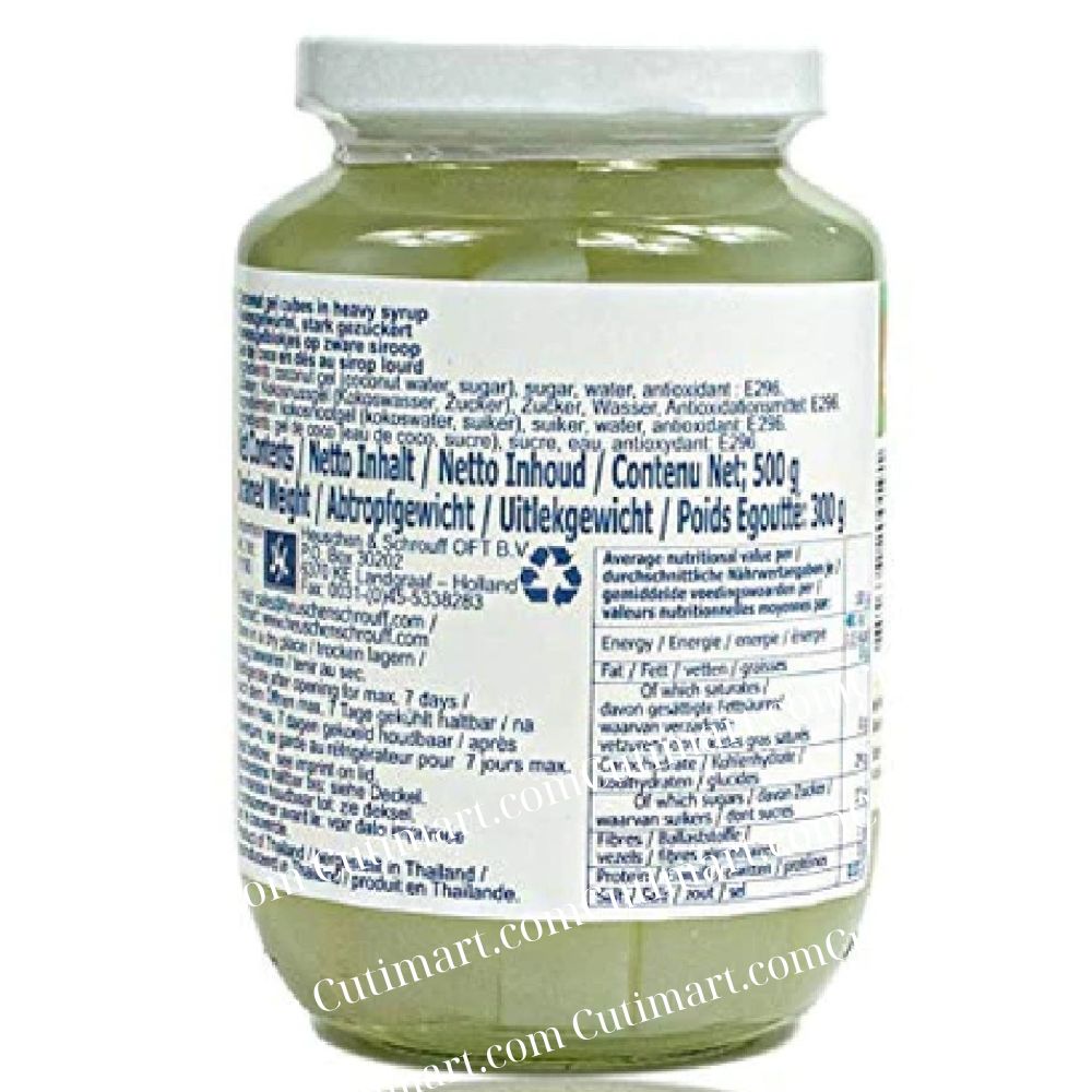 Chaokoh Coconut Gel in Syrup (Thạch Dừa) - 10.5oz
