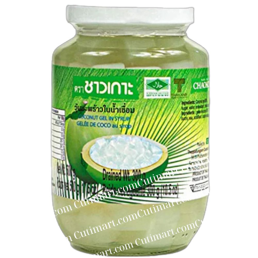 Chaokoh Coconut Gel in Syrup (Thạch Dừa) - 10.5oz