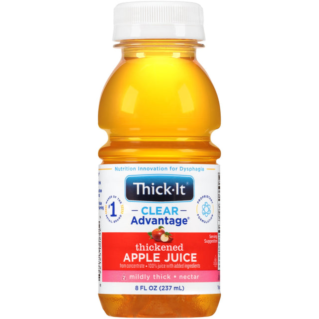 Thick-It Clear Advantage Thickened Apple Juice, Mildly Thick (Nectar Consistency)