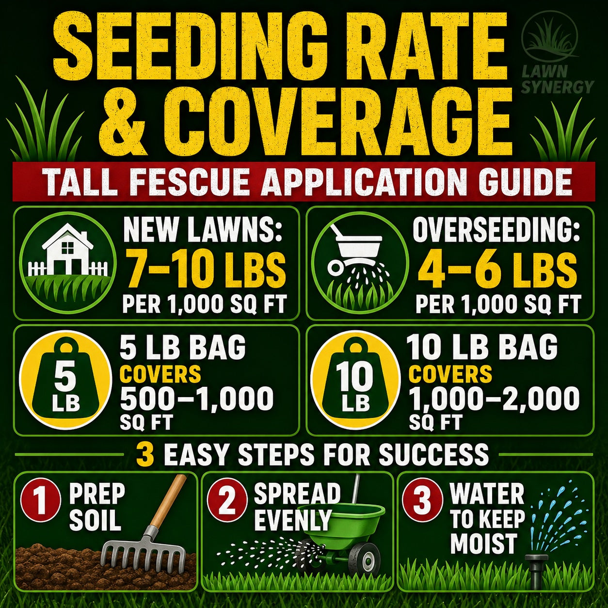 Titan RX Sun and Shade Turf-Type Tall Fescue Grass Seed