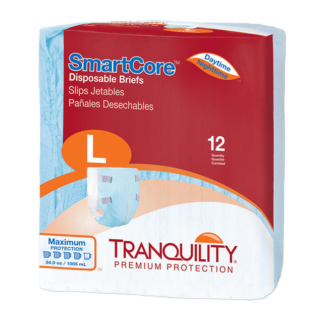Tranquility SmartCore Disposable Adult Briefs