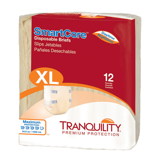 Tranquility SmartCore Disposable Adult Briefs