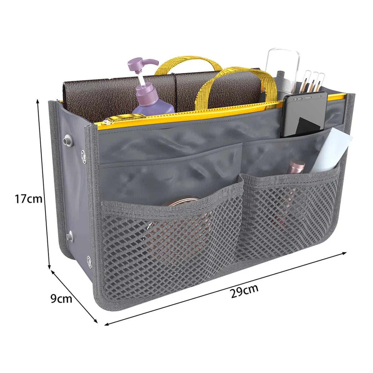 Travel Insert Handbag Organiser Nylon Bag
