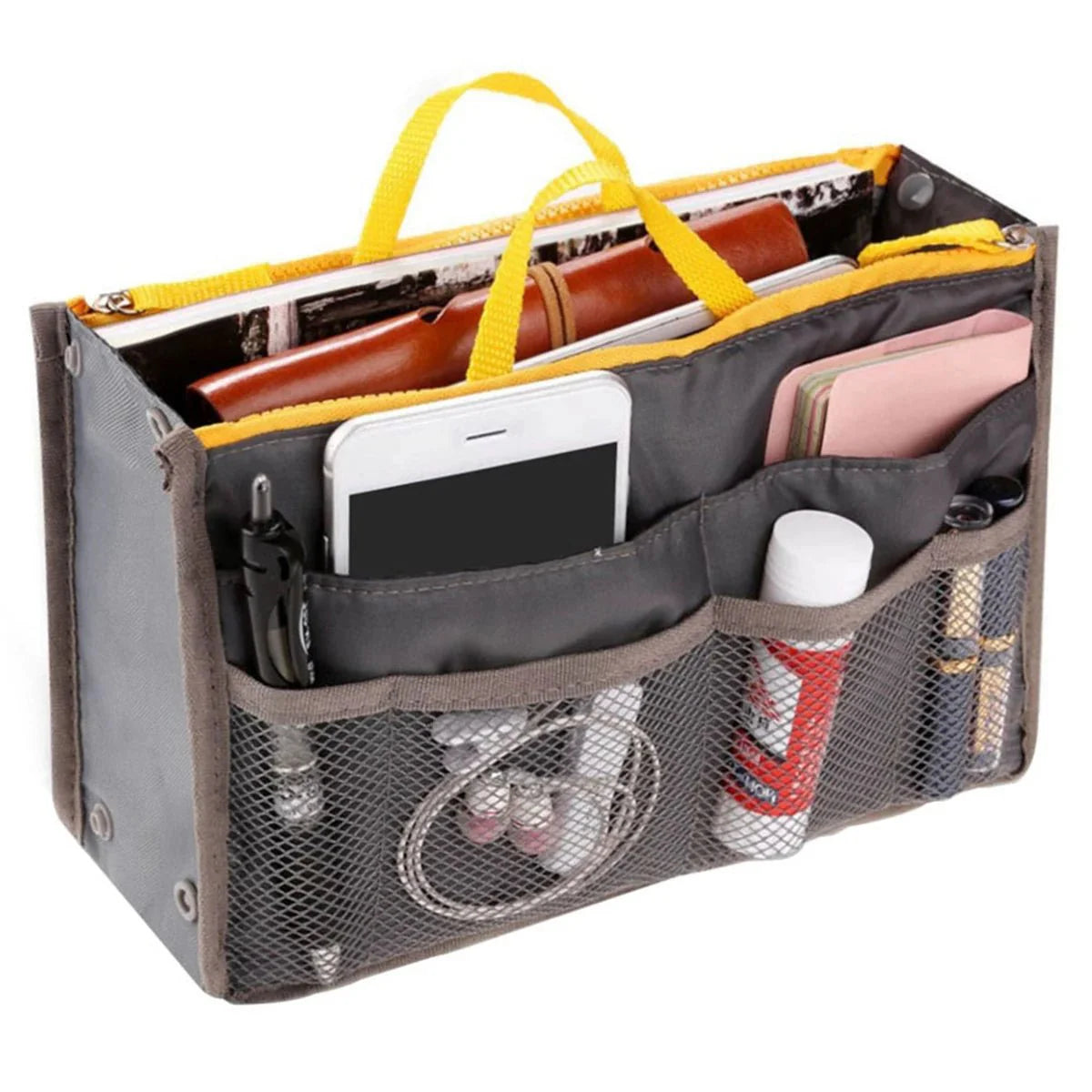 Travel Insert Handbag Organiser Nylon Bag