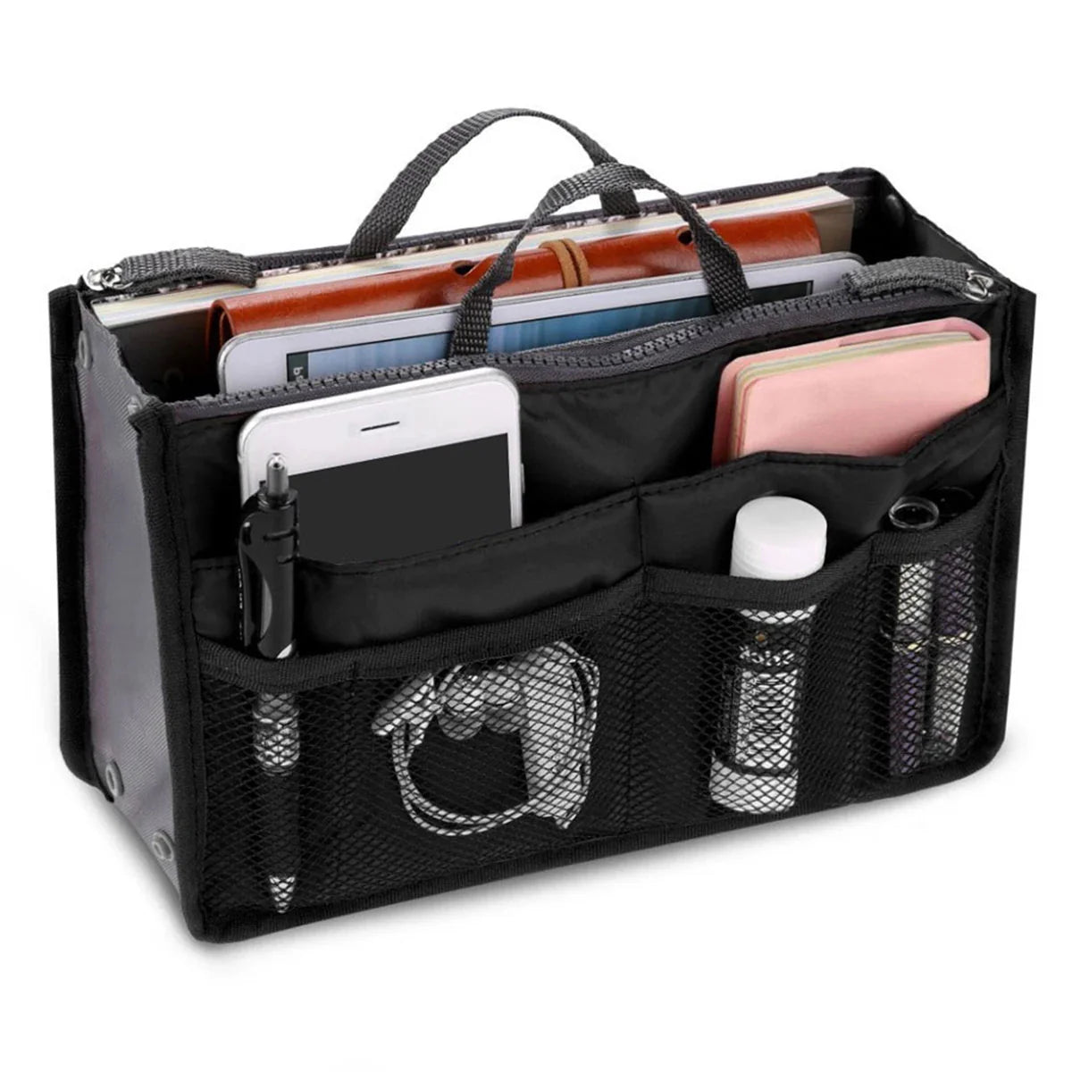 Travel Insert Handbag Organiser Nylon Bag