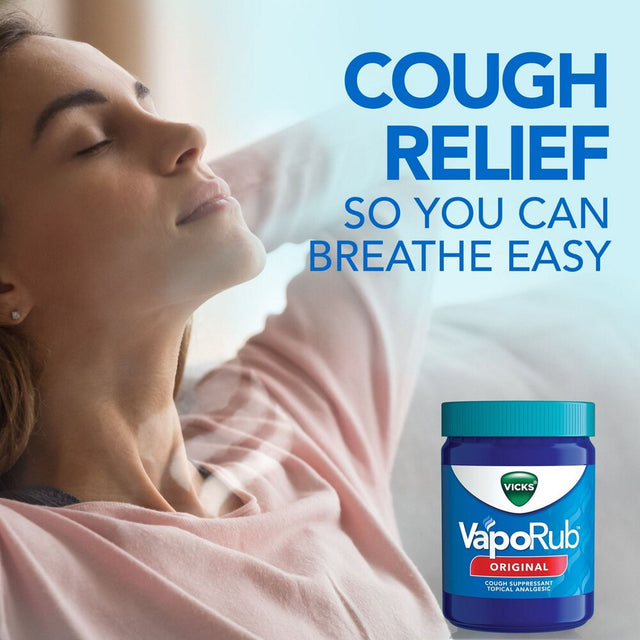 Vicks VapoRub Chest Rub Cough Suppressant Ointment