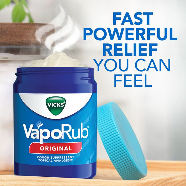 Vicks VapoRub Chest Rub Cough Suppressant Ointment
