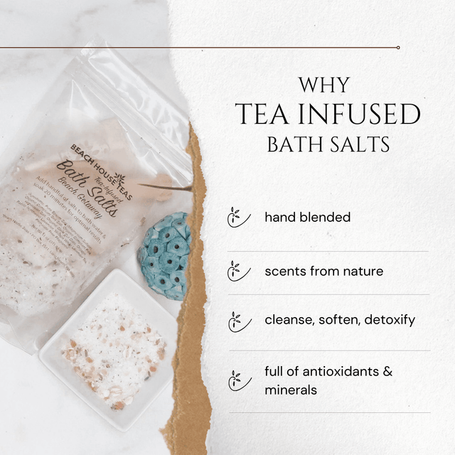Woodland Beach Tea-Infused Bath Salts