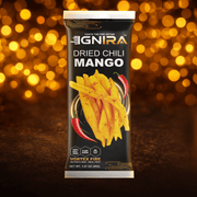 IGNIRA Dried Mango with chili, Sweet & Hot Fruit Snack Strips, Dry Chamoy Mangoes Slices, Chili Mangoes Snacks for Office, Gluten-Free, Plant-Based, Real Fruit, Vortex Energy Pack of 1 (1.67oz)