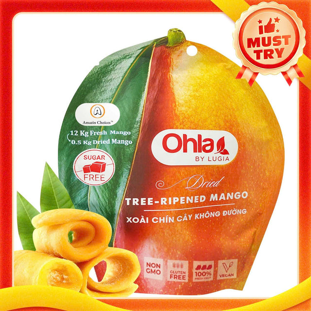 Amazin Choices Dried Tree-Ripened Mangoes, 7.05oz.