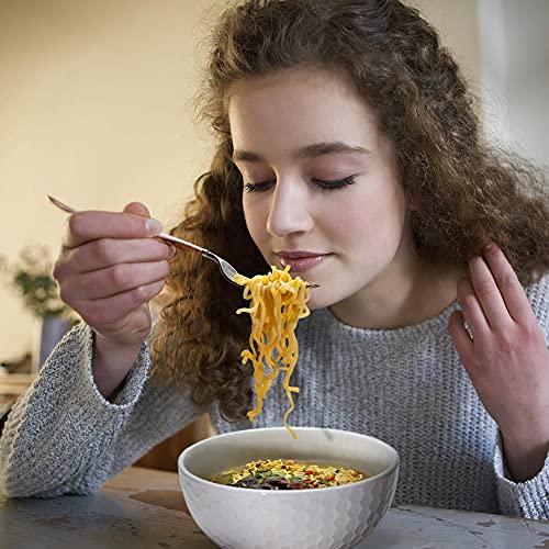 OMACHI Golden Potato Noodles - Hot and Sour Shrimp Flavor - Made with Natural Ingredients (Hot & Sour Shrimp, Pack of 5)