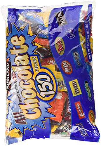 Kirkland Signature  All Chocolate Pieces, 150 Pcs, 90 Ounce Bag