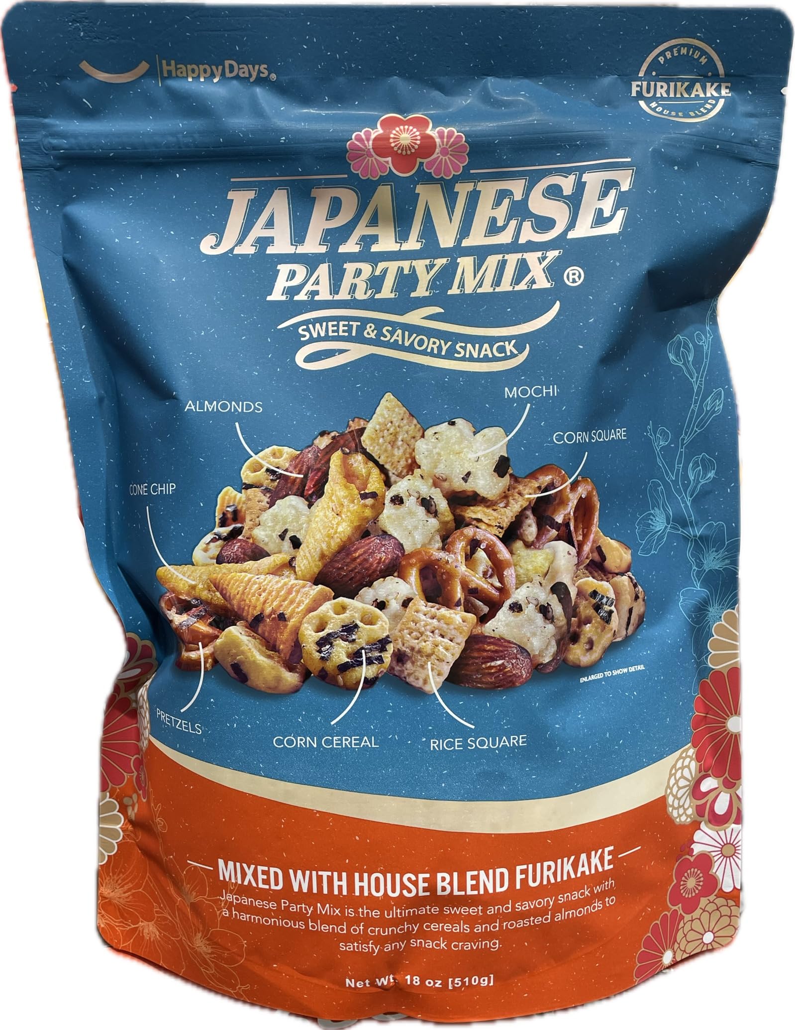 JAPANESE PARTY MIX 180 SNACKS HAPPY DAYS – Trendoli
